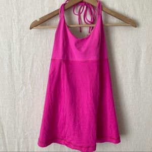 Lululemon Alight Hot Pink Halter Tank Top